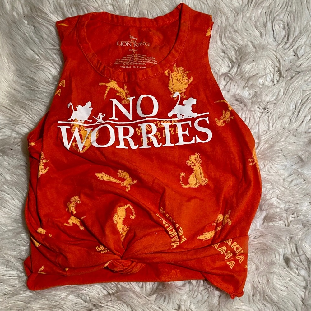 Lion king tank top